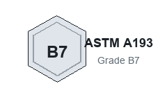 ASTM A193 Grade B7 marking
