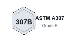 ASTM A307 Grade B marking