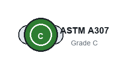 ASTM A307 Grade C marking