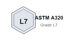 ASTM A320 Grade L7 marking