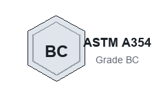 ASTM A354 Grade BC marking