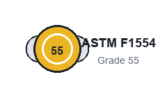 ASTM F1554 Grade 55 marking